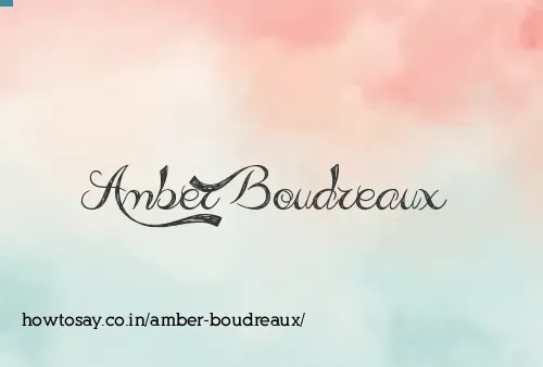 Amber Boudreaux