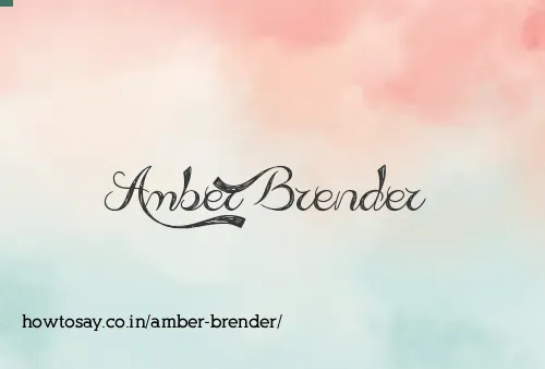 Amber Brender