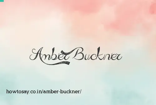 Amber Buckner