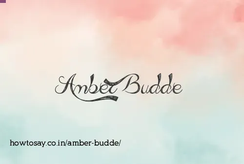 Amber Budde