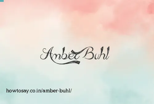 Amber Buhl
