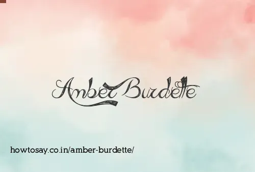 Amber Burdette
