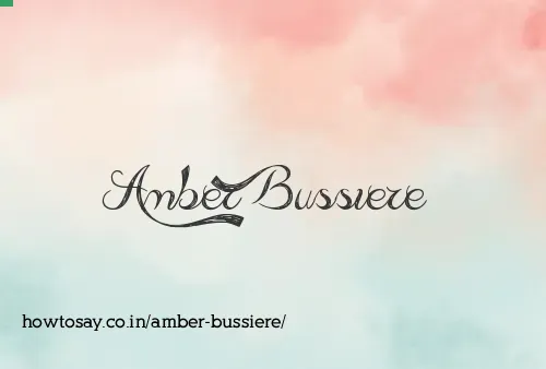 Amber Bussiere