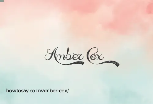 Amber Cox