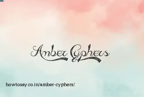 Amber Cyphers