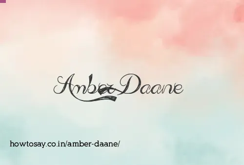 Amber Daane