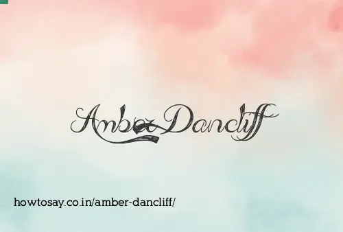 Amber Dancliff