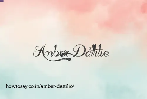 Amber Dattilio