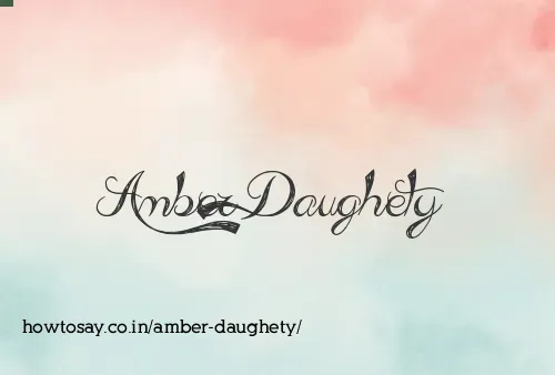 Amber Daughety