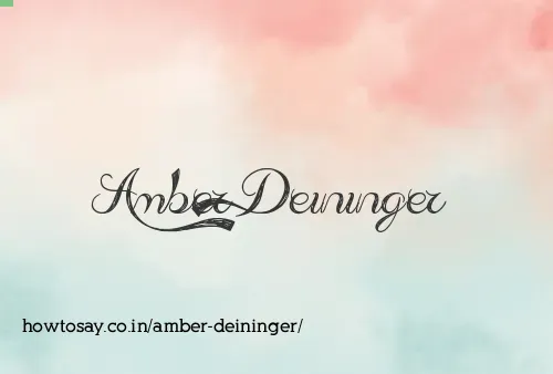 Amber Deininger