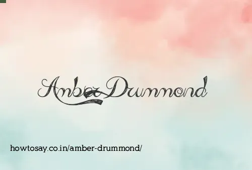 Amber Drummond