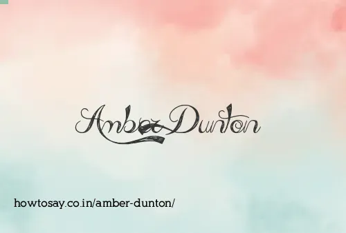 Amber Dunton