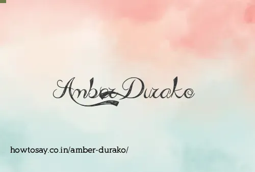 Amber Durako