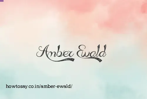 Amber Ewald