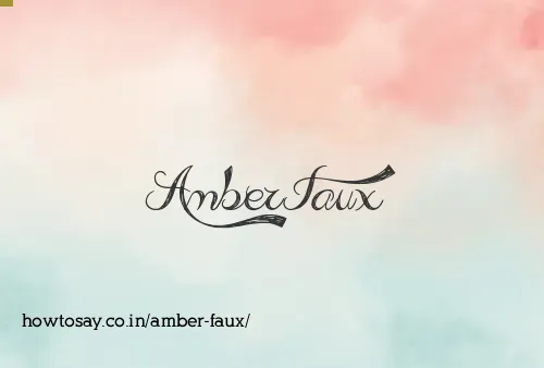 Amber Faux