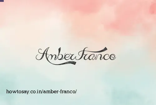 Amber Franco