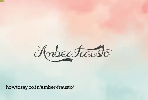 Amber Frausto