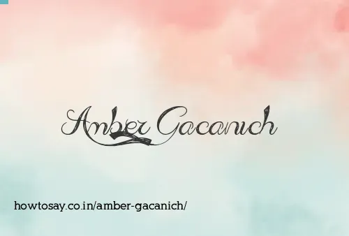 Amber Gacanich