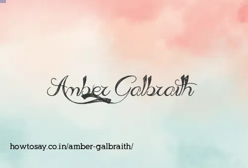Amber Galbraith