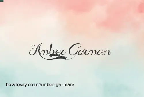 Amber Garman