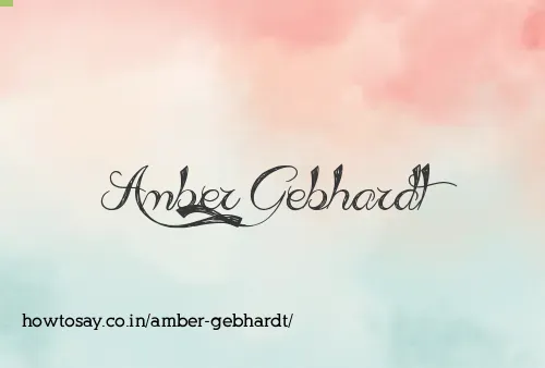 Amber Gebhardt