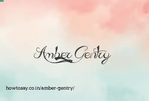 Amber Gentry