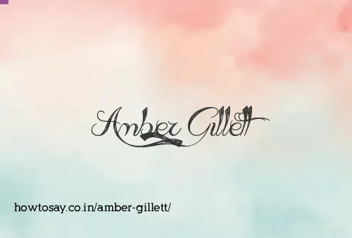 Amber Gillett