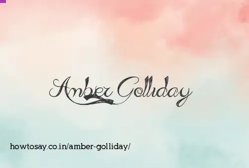 Amber Golliday