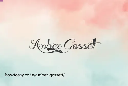 Amber Gossett