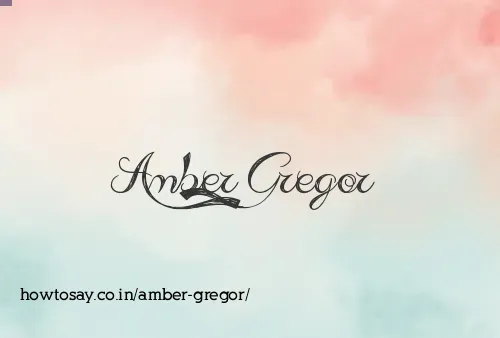 Amber Gregor