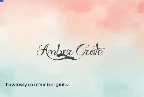 Amber Grote