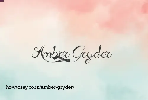 Amber Gryder