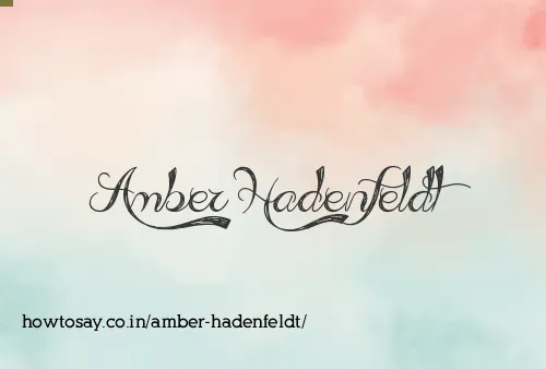 Amber Hadenfeldt