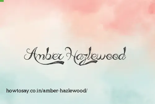 Amber Hazlewood