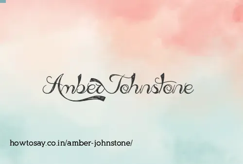 Amber Johnstone