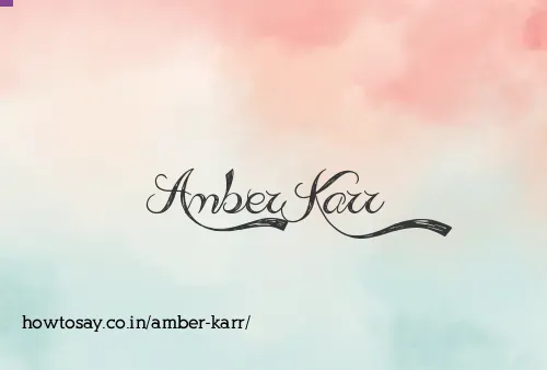 Amber Karr