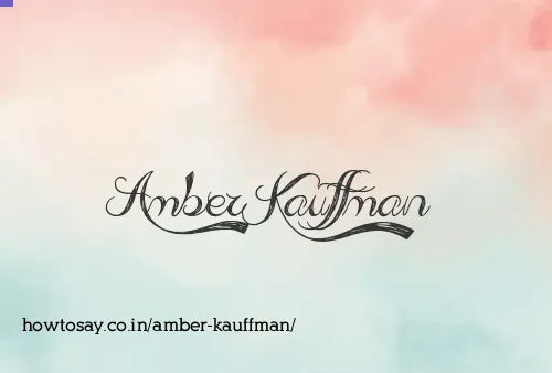 Amber Kauffman