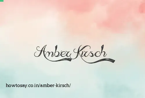 Amber Kirsch