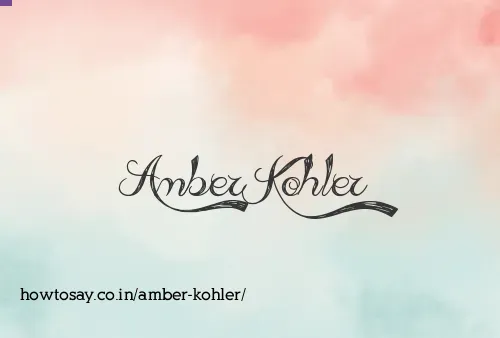 Amber Kohler