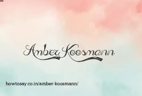 Amber Koosmann
