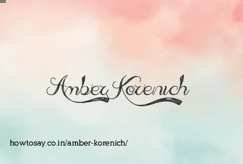 Amber Korenich