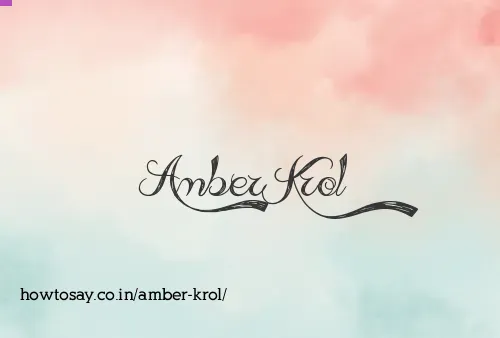 Amber Krol
