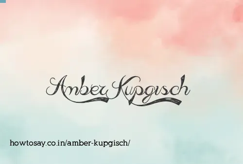 Amber Kupgisch