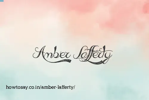 Amber Lafferty