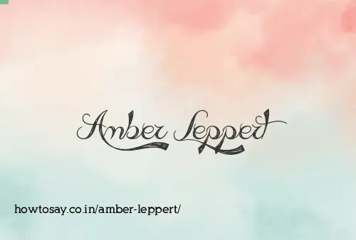 Amber Leppert
