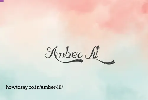 Amber Lil