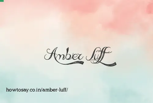 Amber Luff