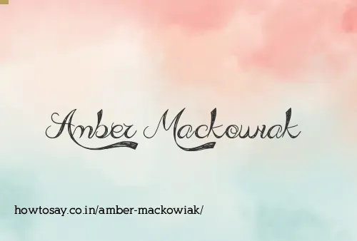 Amber Mackowiak