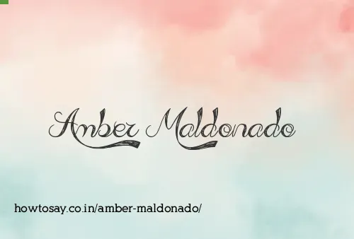Amber Maldonado