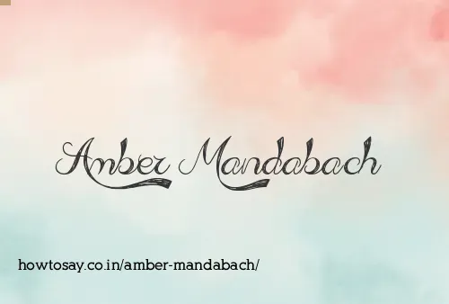 Amber Mandabach